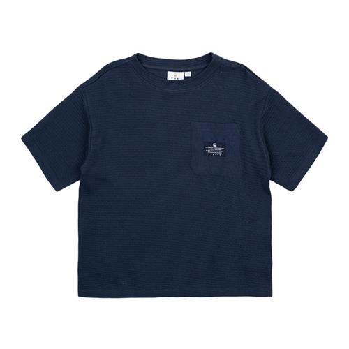 The New Nudvig Tee Mood Indigo | Marine blå | 11-12 years