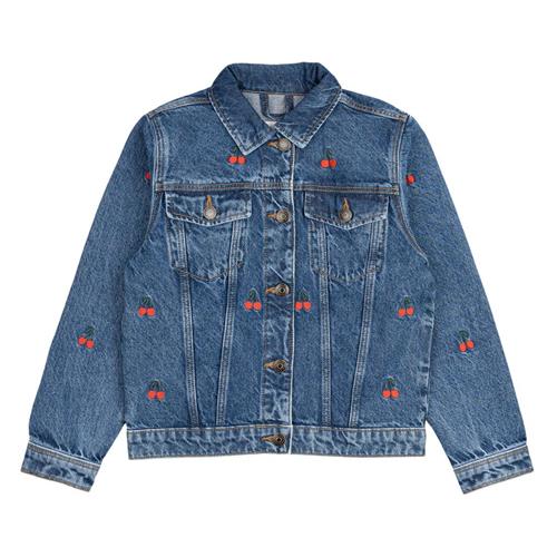 The New Natalia Denim-jakke Medium Blue Denim 11-12 Y  Blå  11-12 år  kvinde