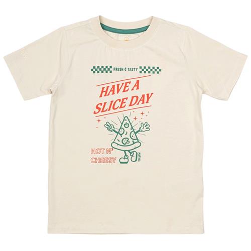 The New GOTS Nash Tee White Swan 3-4 Y  Creme  3-4 år  mand