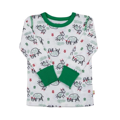 Katvig Langærmet T-shirt Off White 92 cm  Hvid  92 cm  Unisex
