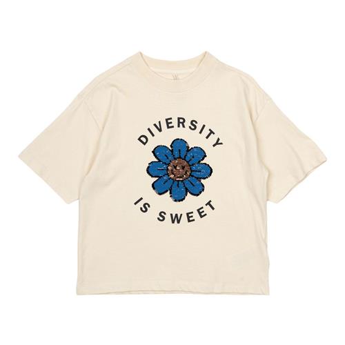 The New Ninette Tee Bright White 7-8 Y  Hvid  7-8 år  kvinde