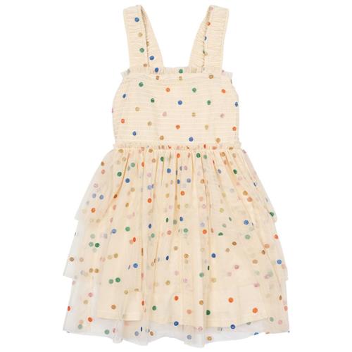 The New Naria Kjole White Swan 3-4 Y  Creme  3-4 år  kvinde