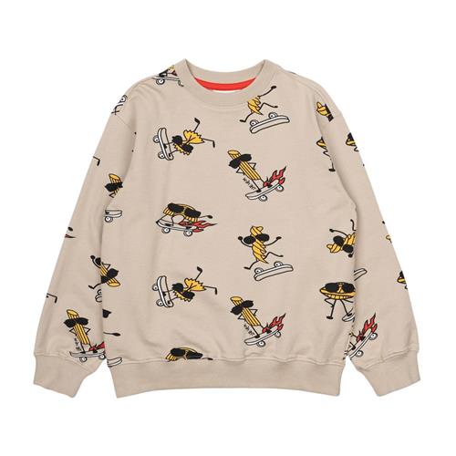 The New GOTS Narfa Sweatshirt Feather Gray | Grå | 3-4 years