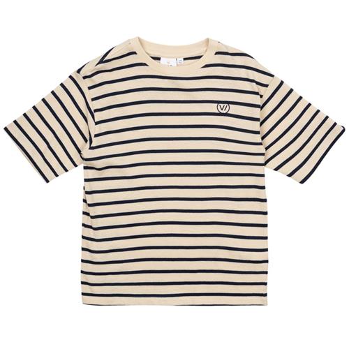 The New GOTS Nero Tee Mood Indigo Striped | Marine blå | 7-8 years