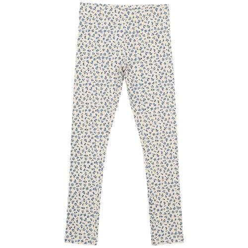 The New GOTS Leggings White Swan Big Flower |  | 7-8 years