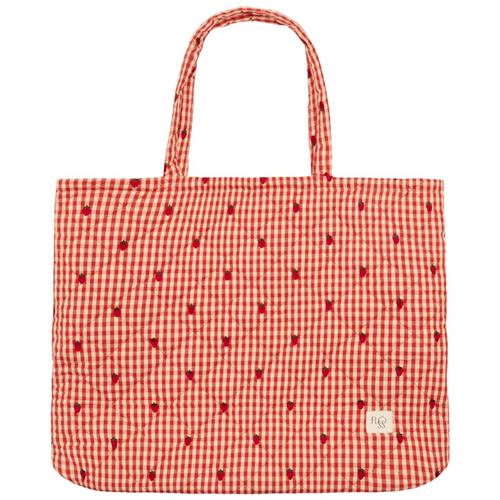 Flöss Molly Quiltet Taske Berry Gingham | Rød | 0