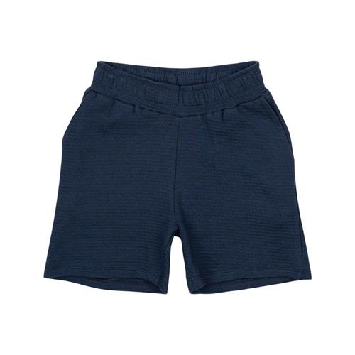 The New GOTS Nudvig Vaffelshorts Mood Indigo | Marine blå | 7-8 years