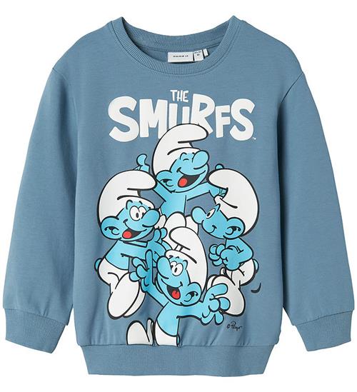 Name It Sweatshirt - NmmFred Smurfs - Spring Lake