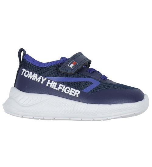 Tommy Hilfiger Tommy Hilfigeer Sko - Lace Up/Velcro Sneakers - Blue/Royal