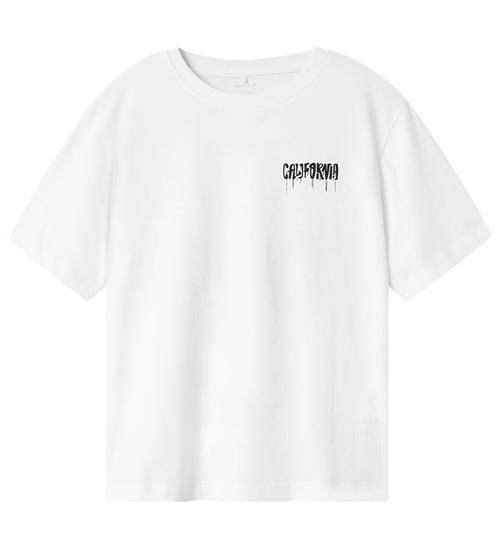 Name It T-shirt - NkmZulla - Noos - Bright White/GULF COAST