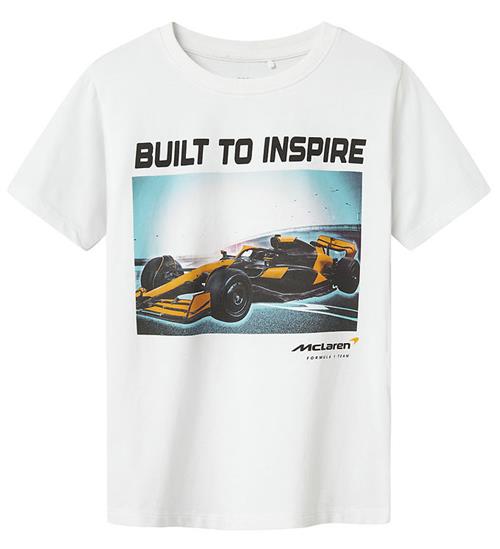 Name It T-shirt - NkmDenver McLaren - Bright White/1 Car