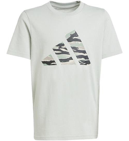 adidas Performance T-shirt - Wonder Silver m. Logo