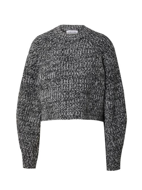 EDITED Pullover 'Martje'  sort / hvid-meleret