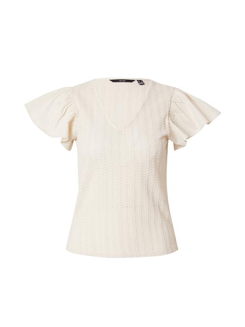Se VERO MODA Bluse 'Naja'  creme ved About You