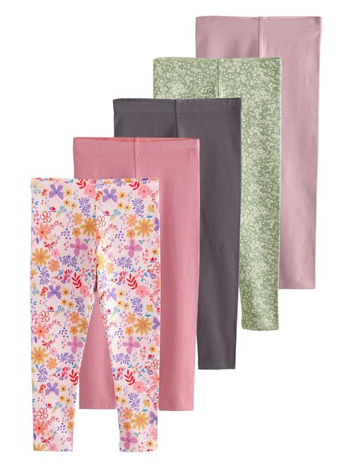 Se Next Leggings  antracit / lysegrøn / pink ved About You