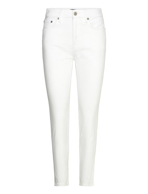 Se High-Rise Skinny Ankle Jean Lauren Ralph Lauren White ved Booztlet