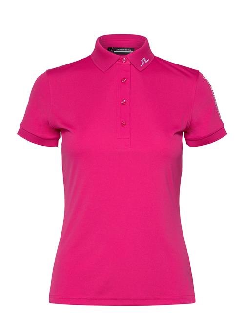 Se Tour Tech Polo J. Lindeberg Pink ved Booztlet