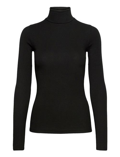 Se Stretch Ribbed Turtleneck Polo Ralph Lauren Black ved Booztlet