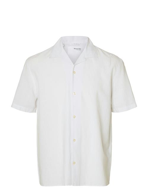 Slhrelaxsun Shirt Ss Resort Selected White