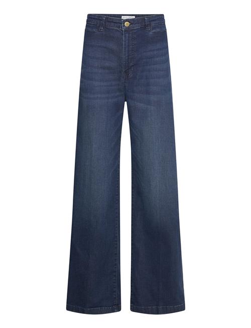 Se Trousers Colette Denim Lindex Navy ved Booztlet