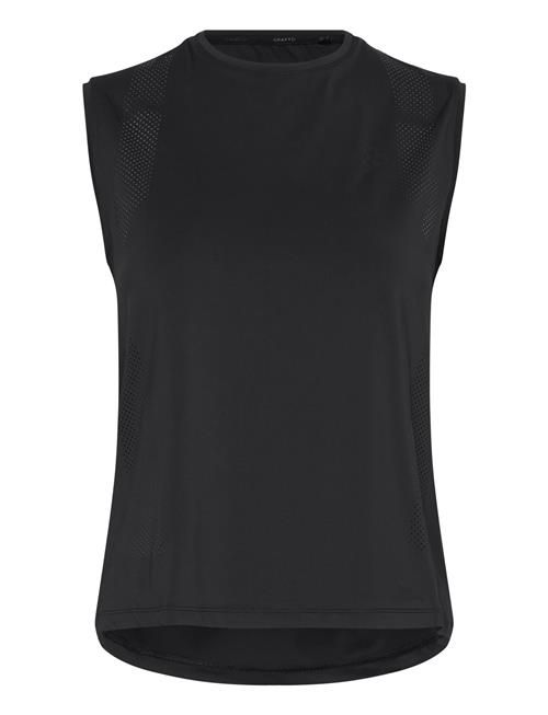 Adv T Perforated Tank Top W Craft Black