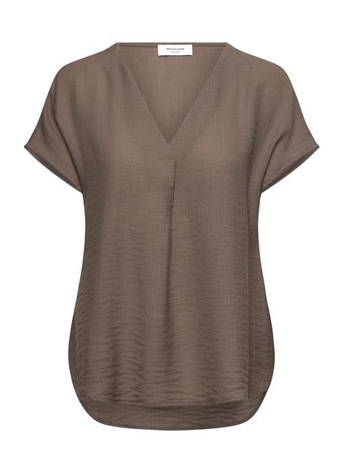 Rwroa Sl Regular Top Rosemunde Brown