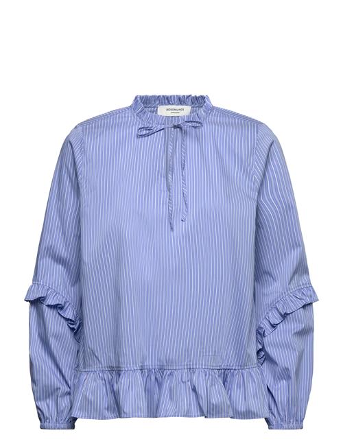 Rwiris Stripe Ls Regular Blouse Rosemunde Blue