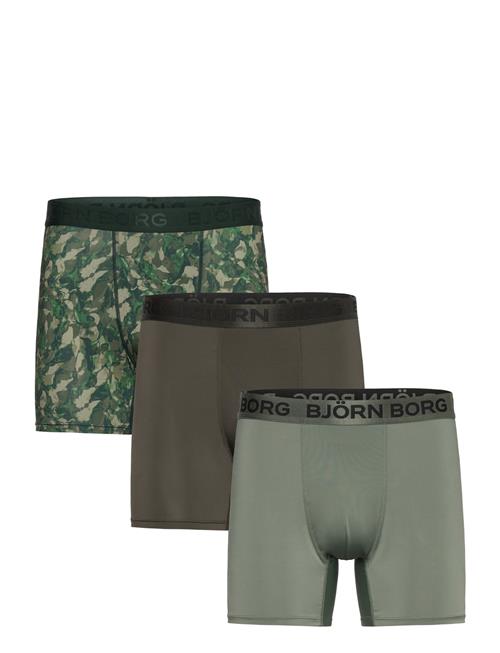 Sports Microfiber Boxer 3P Björn Borg Patterned