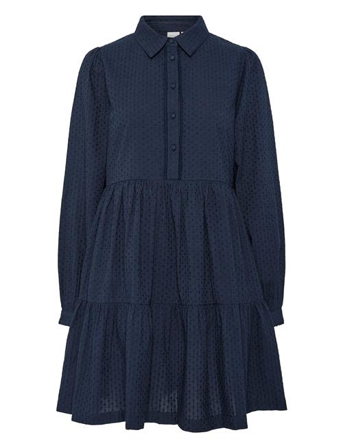 Yastia Ls Dress S. Noos YAS Navy