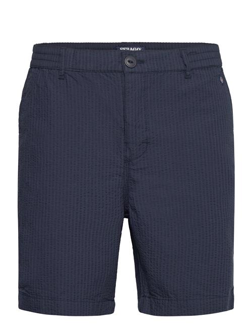 Seersucker Shorts Sebago Navy