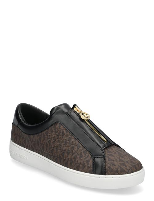 Se Keaton Zip Slip On Michael Kors Brown ved Booztlet