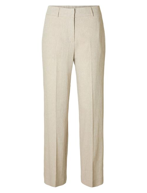 Slftania-Rita Mw Wide Pant Noos Selected Cream