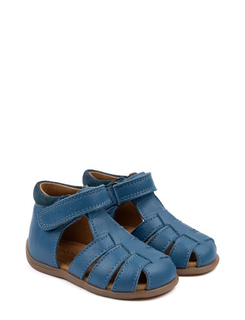 Starters™ Velcro Sandal Pom Pom Blue