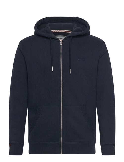 Essential Logo Zip Hoodie Hb Superdry Black