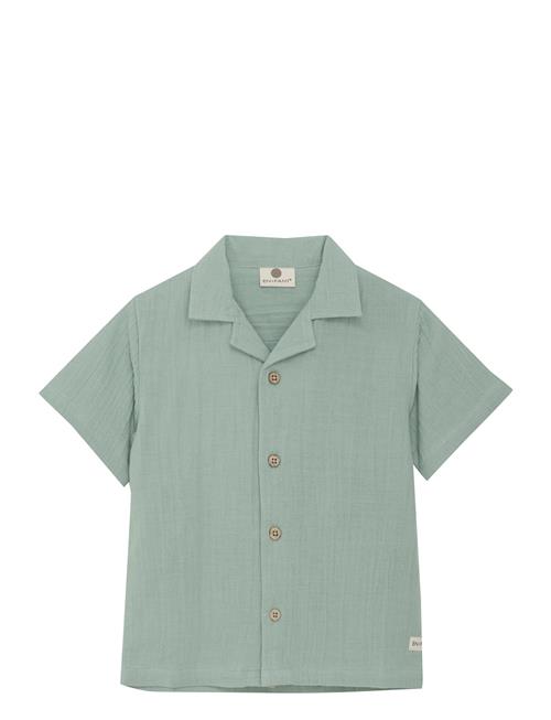 Shirt Ss Muslin En Fant Green
