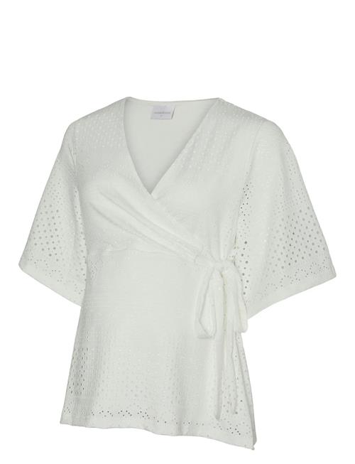 Se Mlangia Tess 24 Jrs Wrap Top 2F Mamalicious White ved Booztlet