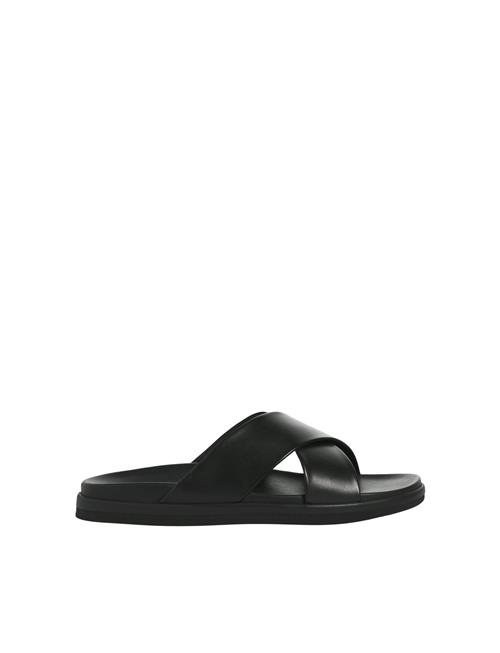 Jack & Jones Jfwverona Leather Sandal Jack & J S Black