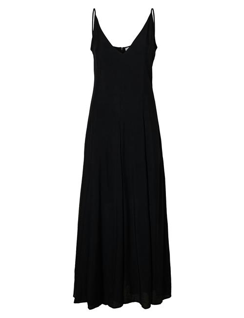 Slfjosella Tiered Ankle Strap Dress Selected Black