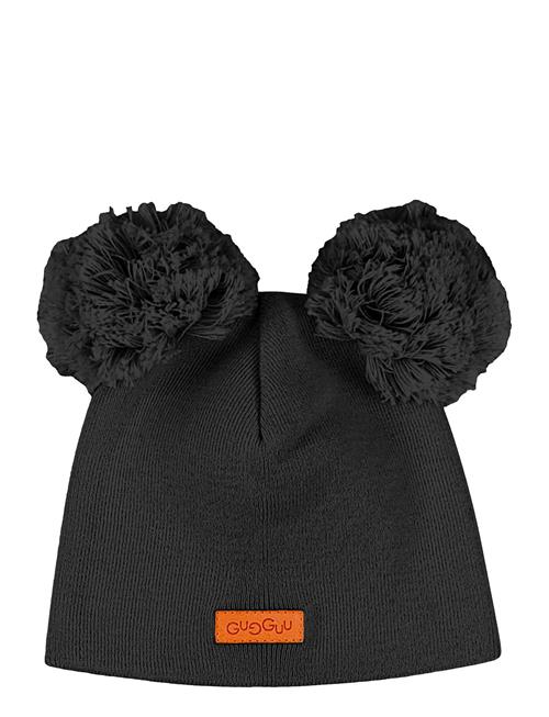 Cotton Double Tuft Beanie Gugguu Black