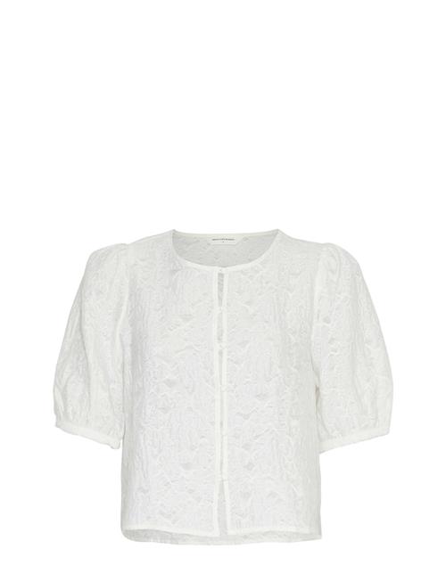 Se Mschasteria 2/4 Shirt MSCH Copenhagen White ved Booztlet