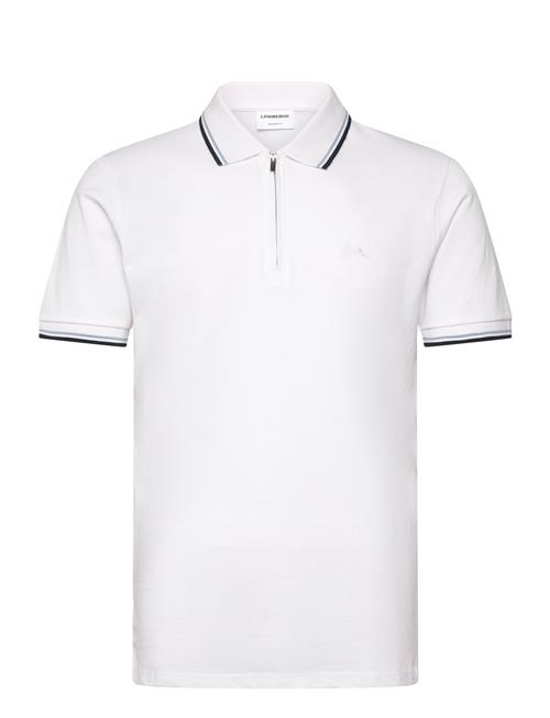 Polo Pique W. Zip Lindbergh White