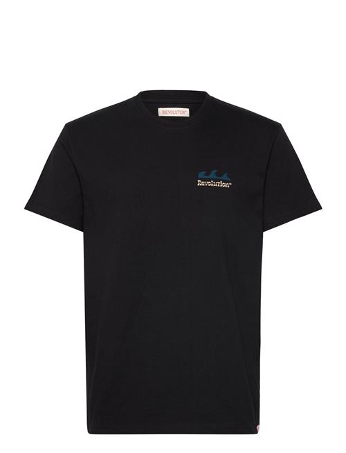 Printed T-Shirt Revolution Black