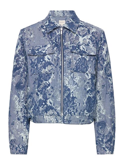 Charlotte Jacquard Denim Jacke French Connection Blue