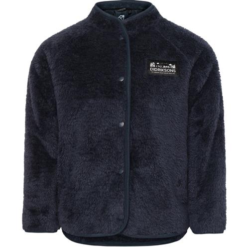 Didriksons Mylla Kids Fleecejakke Med Knapper Navy 140 cm  Blå  140 cm  Unisex