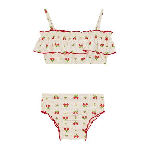 Flöss Sofia Bikini Soft White Berry | Hvid | 98 cm