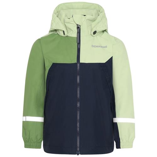 Didriksons Pilvi Kids Skaljakke Light Algae Green 130 cm  Grøn  130 cm  Unisex
