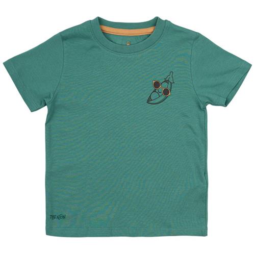 The New Siblings GOTS Newel Tee Bottle Green 98 cm  Grøn  98 cm  mand