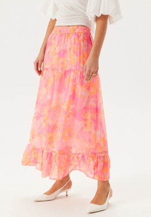 VERO MODA Vmsmilla H/W ANKLE SKIRT ANKLE Crystal Pink Aop:anja L
