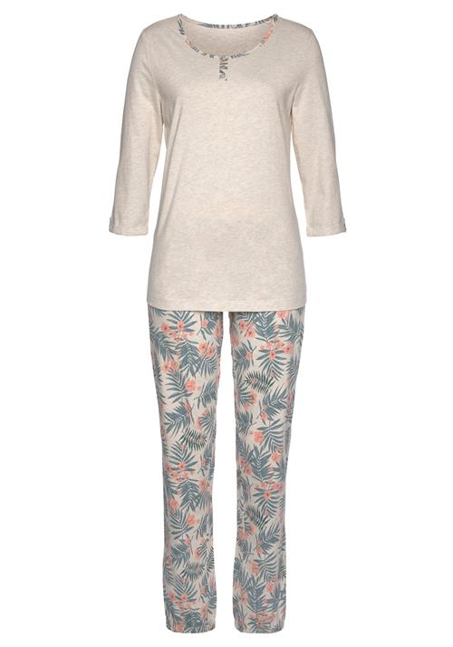 Se LASCANA Pyjamas  beige / blandingsfarvet ved About You