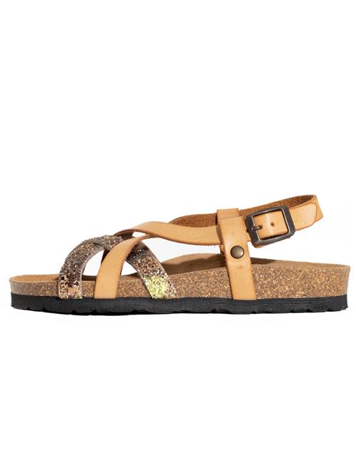 Se Bayton Sandaler 'Kari'  camel / guld ved About You